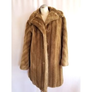 Vintage Russell Taylor Size M Faux Fur Coat